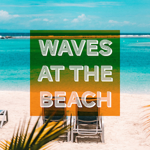 Waves at the Beach by Ocean Waves Therapy. Available now on Amazon Music and Spotify